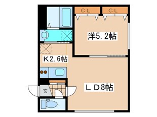 グランメ－ル麻生町の物件間取画像